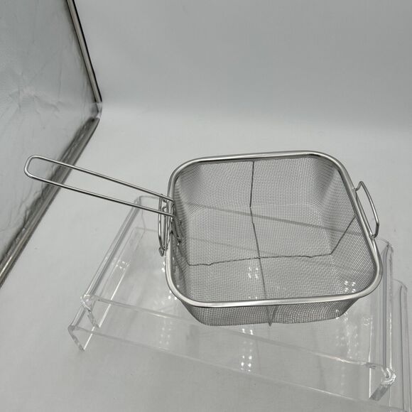 Copper Chef 9.5” Square Fry Basket Rack Accessory NEW - Picture 3 of 9